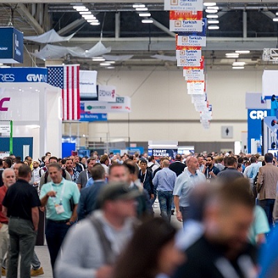 GlassBuild America 2024 trade show floor